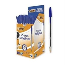 Bic Cristal Xtra Life Pen Medium Blue Pack of 100